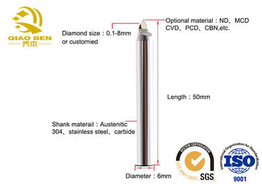 High Efficiency Diamond Milling Tools Diamond Tipped Tools For Polishing