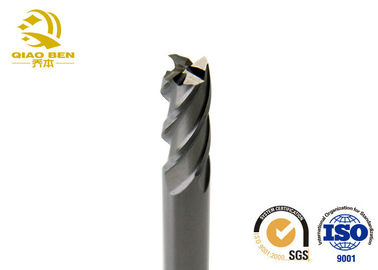 Hss CNC End Mill Cutter 3 Flute End Mill For Aluminum Unique Chip Groove Shape