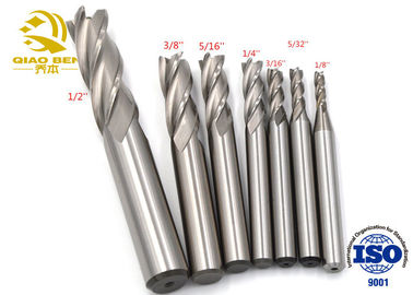 Hss CNC End Mill Cutter 3 Flute End Mill For Aluminum Unique Chip Groove Shape